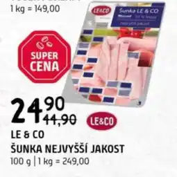 Terno LE & CO ŠUNKA NEJVYŠŠÍ JAKOST nabídka