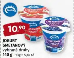 Terno JOGURT SMETANOVÝ vybrané druhy nabídka