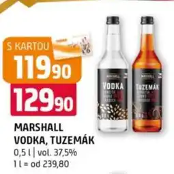 Terno MARSHALL VODKA, TUZEMÁK nabídka