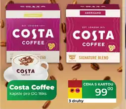 Tamda Foods Costa Coffee kapsle pro DG nabídka