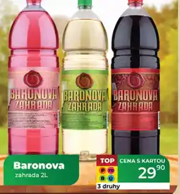 Tamda Foods Baronova zahrada nabídka