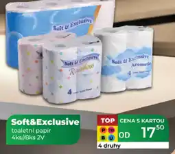 Tamda Foods Soft&Exclusive toaletní papír nabídka