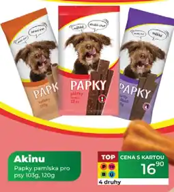 Tamda Foods Akinu Papky pamlska pro psy nabídka