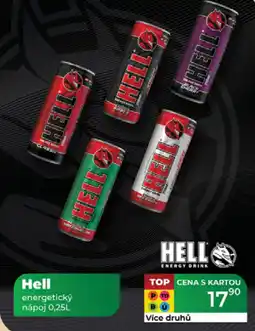 Tamda Foods Hell energetický nápoj nabídka