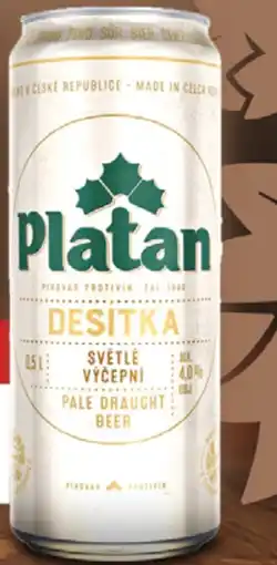 Tamda Foods PLATAN DESÍTKA Světlé výčepní nabídka