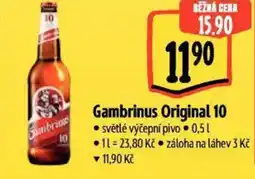 Albert Gambrinus Original 10 nabídka