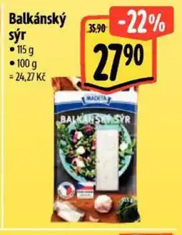 Albert Balkánský sýr nabídka