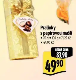 Albert Pralinky s papírovou mašlí nabídka