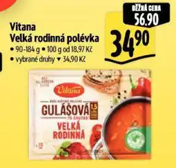 Albert Vitana Velká rodinná polévka nabídka