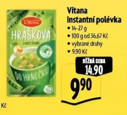 Albert Vitana Instantní polévka nabídka