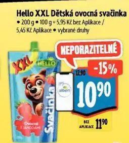 Albert HELLO XXL Dětská ovocná svačinka nabídka