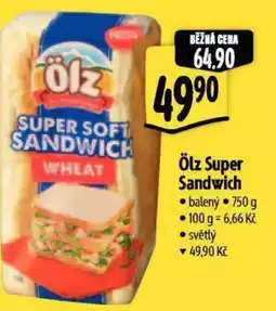 Albert Ölz Super Sandwich nabídka