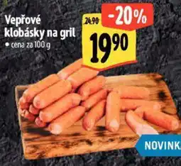 Albert Vepřové klobásky na gril nabídka