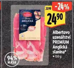 Albert Albertovo uzenářství Premium Anglická slanina nabídka