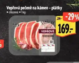Albert Vepřová pečeně na kámen - plátky nabídka