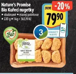 Albert Nature's Promise Bio Kuřecí nugetky nabídka