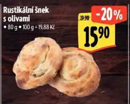 Albert Rustikální šnek s olivami nabídka