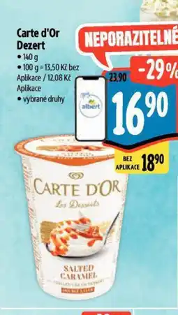 Albert Carte d'Or Dezert nabídka