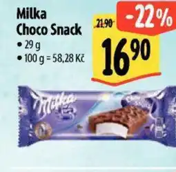Albert Milka Choco Snack nabídka