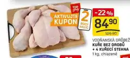 Flop KUŘE BEZ DROBŮ + 4 KUŘECÍ STEHNA 1 kg nabídka
