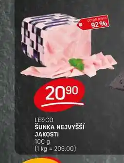Flop ŠUNKA NEJVYŠŠÍ JAKOSTI 100g nabídka