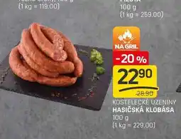 Flop HASIČSKÁ KLOBÁSA 100g nabídka