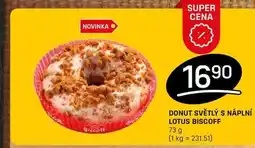 Flop DONUT SVĚTLÝ S NÁPLNÍ LOTUS BISCOFF 73 g nabídka