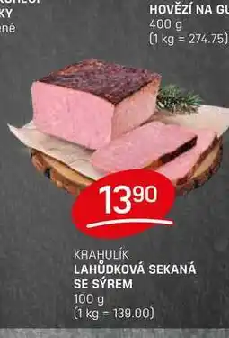 Flop LAHŮDKOVÁ SEKANÁ SE SÝREM 100g nabídka