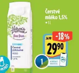 Albert Čerstvé mléko 1,5% nabídka