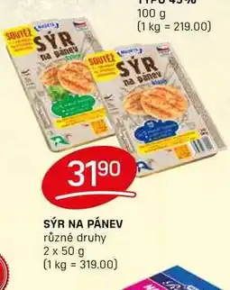 Flop SÝR NA PÁNEV různé druhy 2 x 50 g nabídka