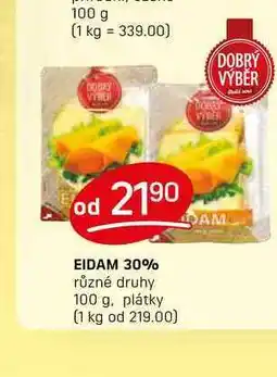 Flop EIDAM 30% různé druhy 100g nabídka