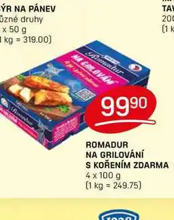 Flop ROMADUR NA GRILOVÁNÍ S KOŘENÍM ZDARMA 4 x 100g nabídka