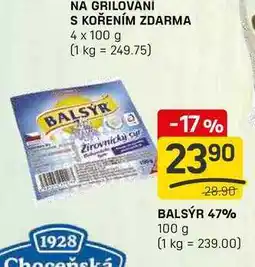 Flop BALSÝR 47% 100g nabídka