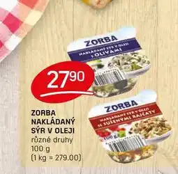 Flop ZORBA NAKLÁDANÝ SÝR V OLEJI různé druhy 100g nabídka