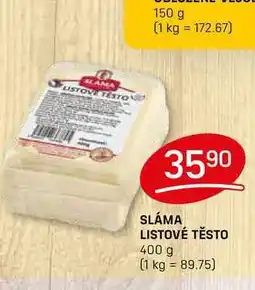 Flop SLÁMA LISTOVÉ TĚSTO 400 g nabídka
