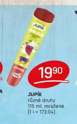 Flop Jupík různé druhy 115ml, mražené nabídka