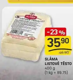 Flop SLÁMA LISTOVÉ TĚSTO 400 g nabídka