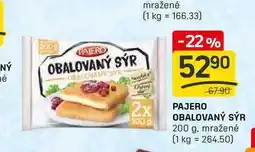 Flop PAJERO OBALOVANÝ SÝR 200 g. mražené nabídka