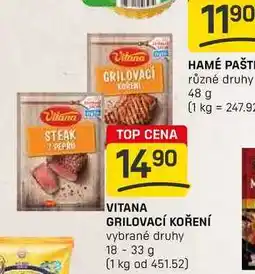 Flop VITANA GRILOVACÍ KOŘENÍ vybrané druhy 18-33 g nabídka