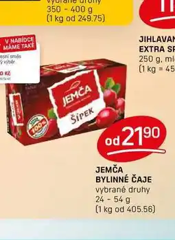 Flop JEMČA BYLINNÉ ČAJE vybrané druhy 24-54 g nabídka