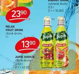 Flop JUPÍK OVOCÍK různé druhy 0,33l nabídka