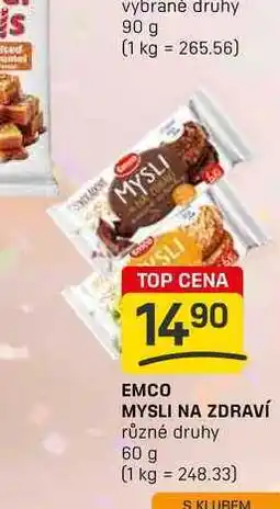 Flop EMCO MYSLI NA ZDRAVÍ různé druhy 60 g nabídka