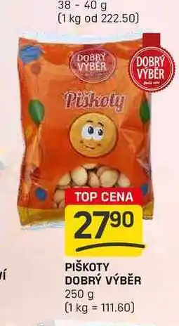 Flop PIŠKOTY DOBRÝ VÝBĚR 250 g nabídka