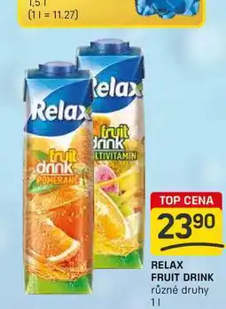 Flop RELAX FRUIT DRINK různé druhy 11 nabídka