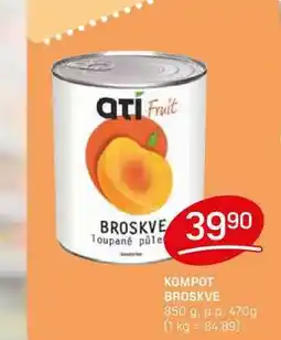 Flop KOMPOT BROSKVE 850 g. p.p. 470g nabídka