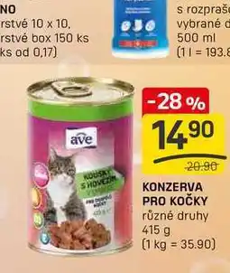 Flop KONZERVA PRO KOČKY různé druhy 415 g nabídka