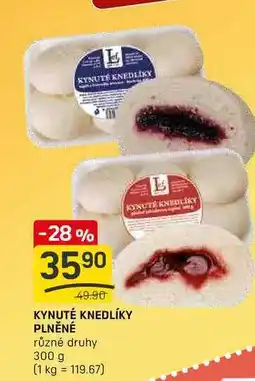 Flop KYNUTÉ KNEDLÍKY PLNĚNÉ různé druhy 300 g nabídka