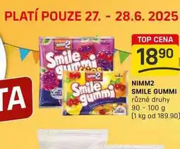 Flop NIMM2 SMILE GUMMI různé druhy 90-100 g nabídka