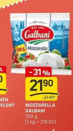 Flop MOZZARELLA GALBANI 100 g nabídka