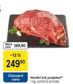 Tesco Hovězí krk podplecí, 1 kg nabídka